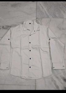 Stylish White Casual Shirt for Boys