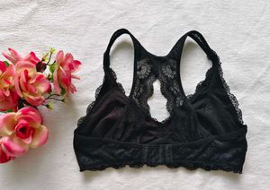 Lace Bralette - Black