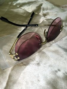 Rimless Round Sunglasses | Each glairs price is