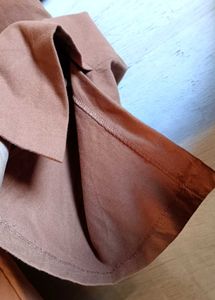 Brown Wide Leg Trousers