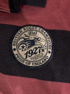 y2k Hollister Style Striped Polo Shirt
