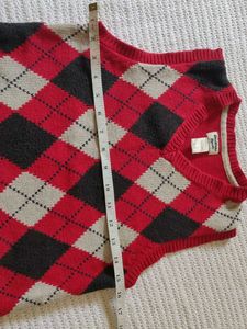Argyle Knit Vest - Classic Style