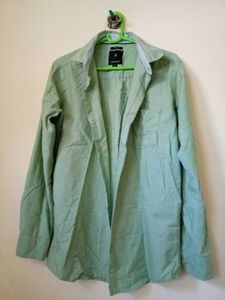 Men's Light Green Casual Shirt