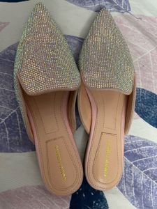 Sparkly Mules - Alberta Ferretti