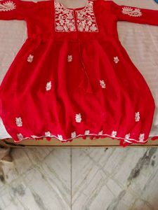 Frock Chikankari Kurti