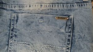 Frayed Hem Denim Shorts
