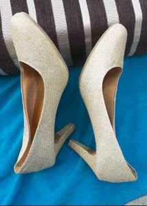 Sparkling Silver Heels