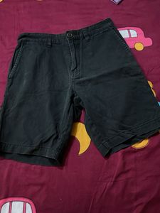 Men's Black Chino Shorts