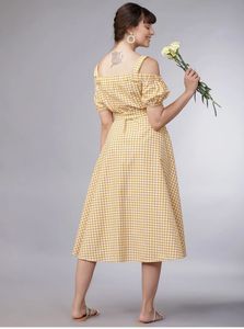 Yellow Gingham Sundress XS/S