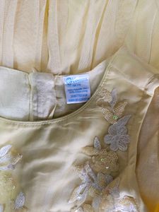 Gear up 4 Diwali : super trendy Yellow Frock