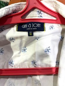 Gini & Jony Brand White Shirt