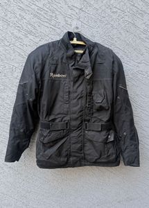 Rainbow Black Men's Jacket