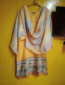 Yellow Kurta Set with Dupatta