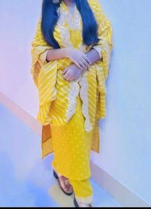 Elegant Yellow Kurta with Dupatta