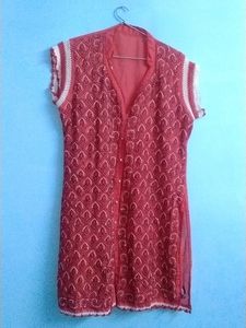 Red Short Kurta