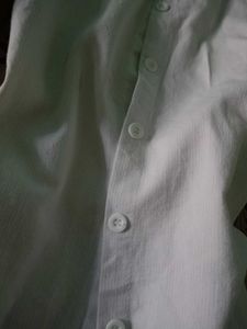 White shirt with Ruffled Cuffs