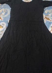 Elegant Black Embroidered Kurta