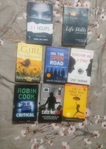Lot of 8 Books - Thriller, Romance, Self-Help