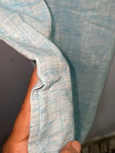 Sky Blue Yolk Embroidered Kurta Women’s