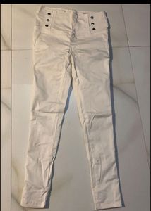 Branded White Jeans