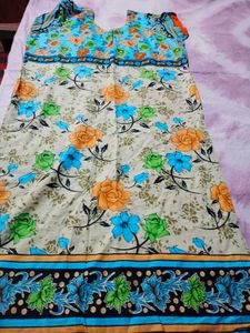 Floral Print Kurta Set with Dupatta