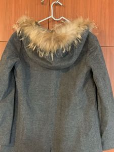 Cozy Gray Wool Coat
