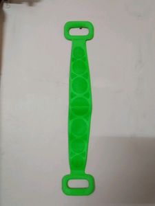SILICON SILICA GEL BATH BRUSH - GREEN COLOUR