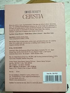 Swiss Beauty Celestia Eau de Parfum 50ml