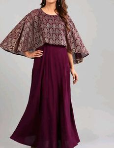Elegant Purple Ethnic Skirt