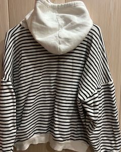Korean Striped Hoodie Sweatshirt