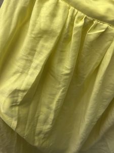 Bright Yellow Midi Skirt