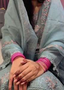 diwali special pakistani hoor soft organza suit du