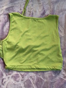 Lime Green Urbanic Crop Top