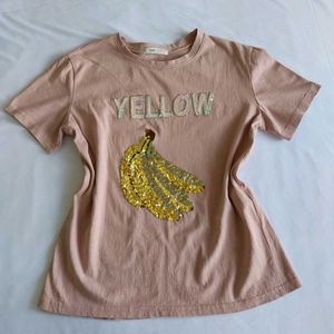 Sparkly Banana "Yellow" T-Shirt 🍌🫒