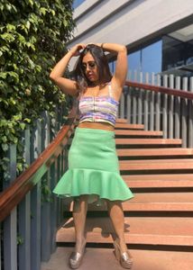 frill skirt