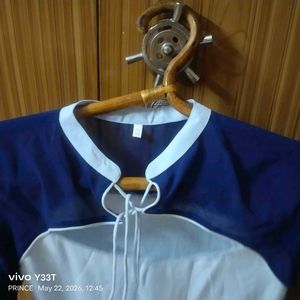 Blue &amp; White Kurta