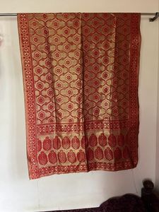 Red Silk Duppatta
