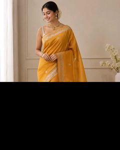 Elegant Yellow Saree