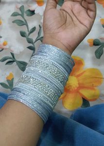 Sparkling Rhinestone Bangles set