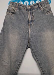 Womens Light Wash Denim Jeans