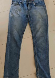 Men's Light Wash Denim Jeans