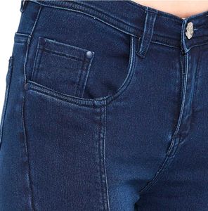 Ruffle Hem Flare Jeans