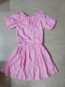 New Pink Skirt and Top Set