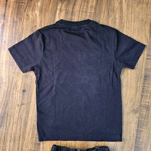 Kids' Cotton And Denim Outfit Set