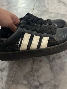 Black &amp; White Sneakers