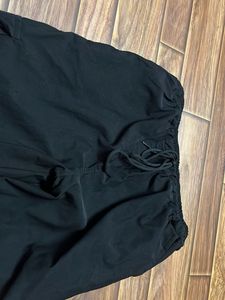 Black Cargo Jogger Pants
