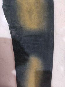 Men's Distressed Blue Jeans