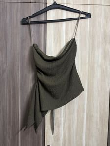 RIO Chic Asymmetrical Drape Top