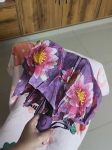 Floral Print Compact Umbrella
