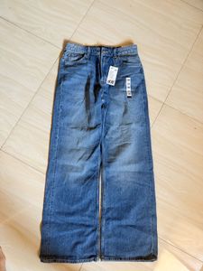 H&amp;M Wide Leg Blue Jeans